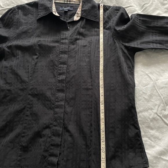 Burberry Black Shirt with Classic Collar - Picture 3 of 6